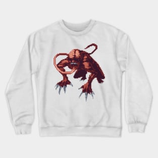 Resident Evil Licker Pixel Art Crewneck Sweatshirt